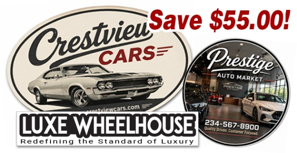 Deal of the Month - Clear or White Decals with Digital Imprint | Clear or White Digital Decals